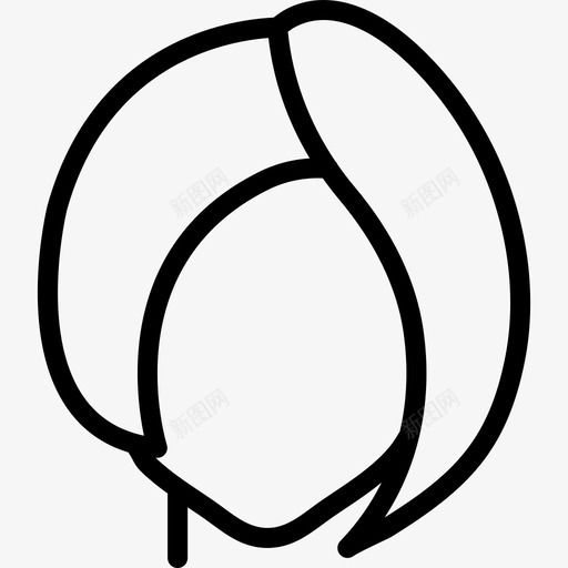 女性头发发型3直发图标svg_新图网 https://ixintu.com 发型3 女性头发 直发