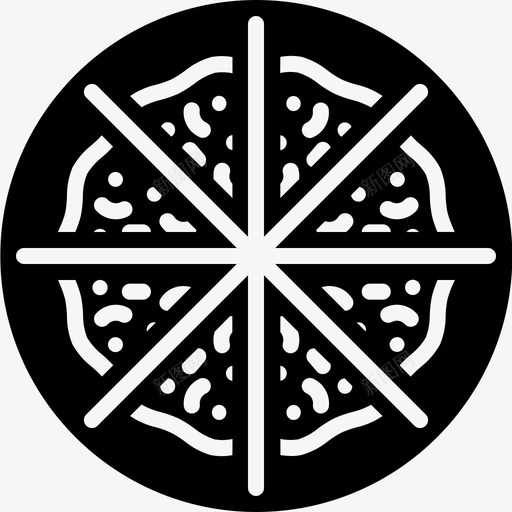 披萨食物新鲜图标svg_新图网 https://ixintu.com 切片 披萨 新鲜 美味 食物