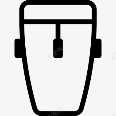 康加乐器3线性图标图标