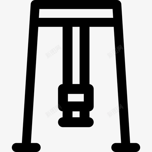 童年游乐场10线性图标svg_新图网 https://ixintu.com 游乐场10 童年 线性