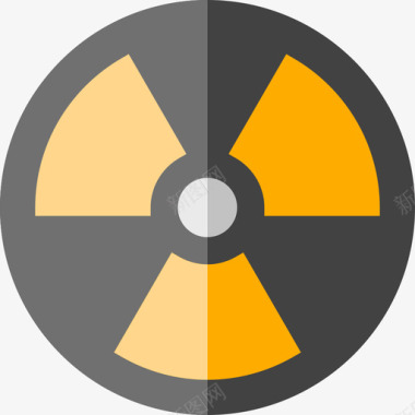 辐射武器5扁平图标图标