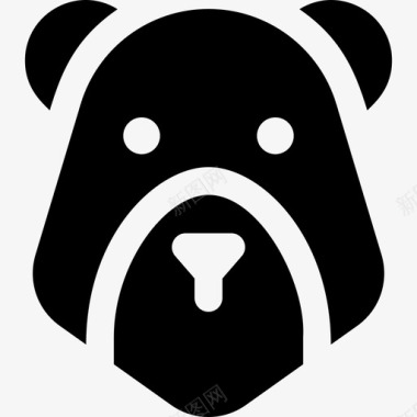 熊动物24填充物图标图标