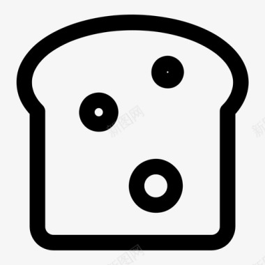 面包面包店食物图标图标
