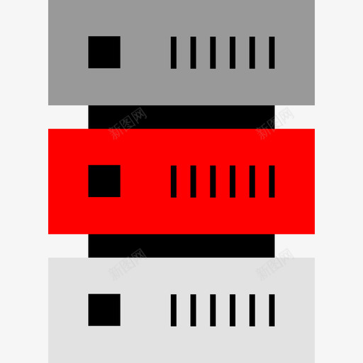 数据库数据组织2平面图标svg_新图网 https://ixintu.com 平面 数据库 数据组织2