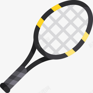 网球夏季运动3平躺图标图标