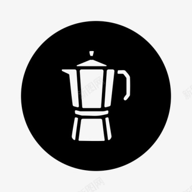 摩卡壶咖啡咖啡酿造图标图标