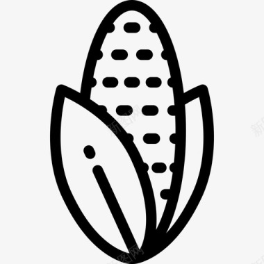玉米感恩节4直系图标图标
