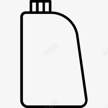 洗涤剂清洁4线性图标图标