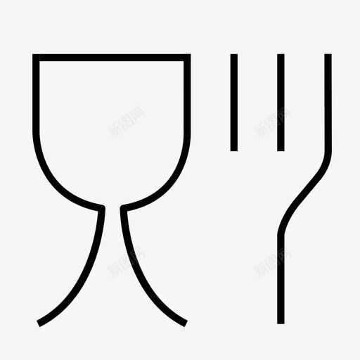 采购产品盘子晚餐餐具图标svg_新图网 https://ixintu.com 叉子 房子和家 易碎品 晚餐 玻璃 采购产品盘子 餐具