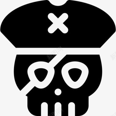 骷髅海盗14装满了图标图标
