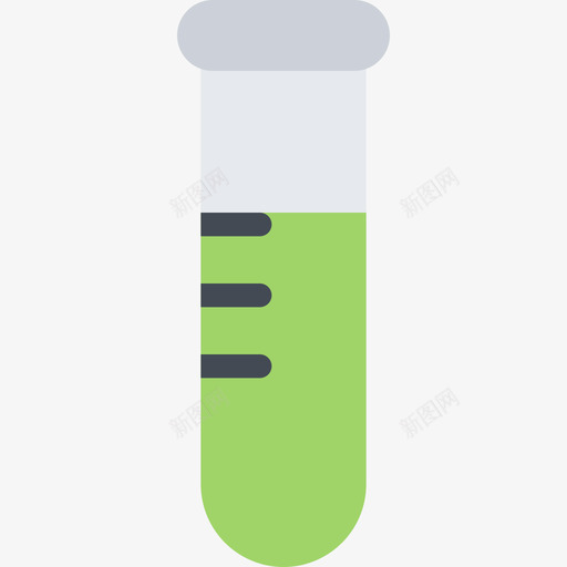 试管空间和科学3扁平图标svg_新图网 https://ixintu.com 扁平 空间和科学3 试管