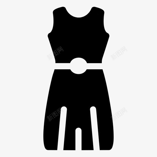 服装时尚派对图标svg_新图网 https://ixintu.com 基本图标所有尺寸 女装 时尚 服装 派对