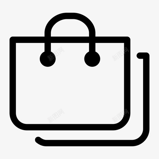 购物袋硫酸钾图标svg_新图网 https://ixintu.com 硫酸钾 购物袋