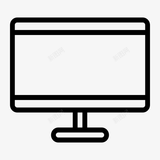 电脑mac显示器图标svg_新图网 https://ixintu.com mac 在线营销 显示器 电脑