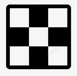 象棋桌子矢量图棋盘黑色游戏图标高清图片