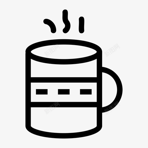 茶休息咖啡图标svg_新图网 https://ixintu.com 休息 假日系列图标 咖啡 杯子 茶 马克杯