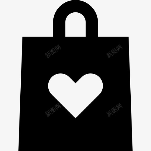 购物袋情人节16装满图标svg_新图网 https://ixintu.com 情人节16 装满 购物袋