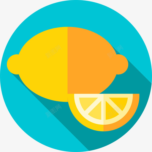 柠檬健康生活方式8平淡图标svg_新图网 https://ixintu.com 健康生活方式8 平淡 柠檬