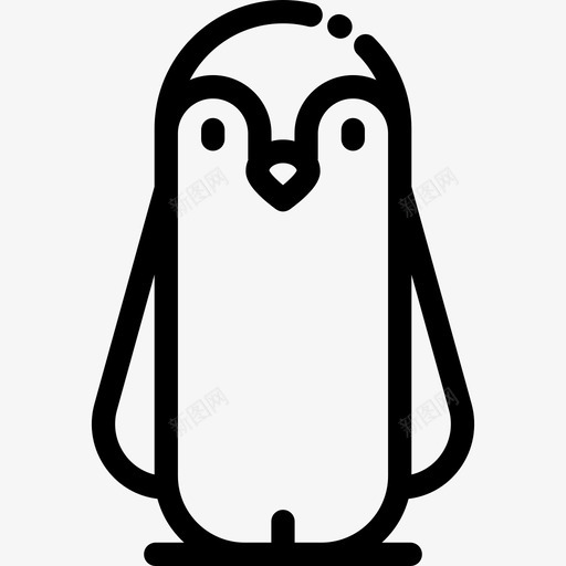 企鹅动物31直系图标svg_新图网 https://ixintu.com 企鹅 动物31 直系