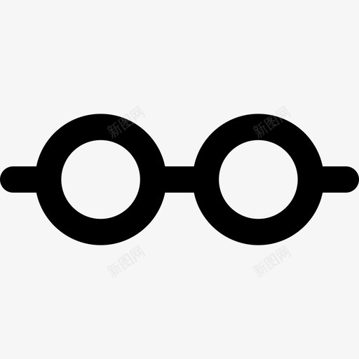 眼镜商务16直线型图标svg_新图网 https://ixintu.com 商务16 直线型 眼镜