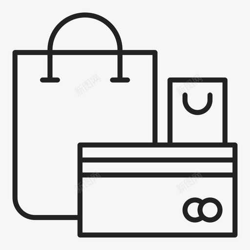购物袋商业购物者图标svg_新图网 https://ixintu.com 商业 购物者 购物袋 超市