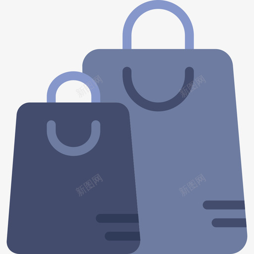 购物袋送货8扁平图标svg_新图网 https://ixintu.com 扁平 购物袋 送货8