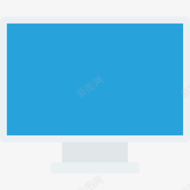 监视器网页开发用户界面3平面图标图标