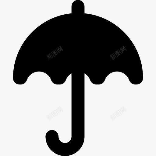 雨伞必需品3纯色图标svg_新图网 https://ixintu.com 必需品3 纯色 雨伞