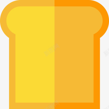 吐司面包房3扁平图标图标