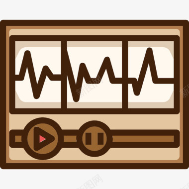 音频播放器音频工具颜色图标图标