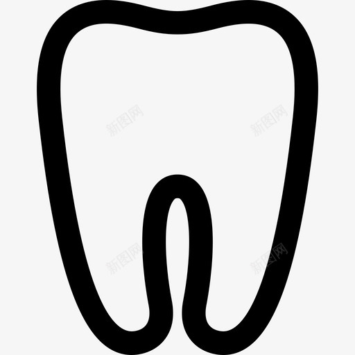 牙齿医学44直线型图标svg_新图网 https://ixintu.com 医学44 牙齿 直线型