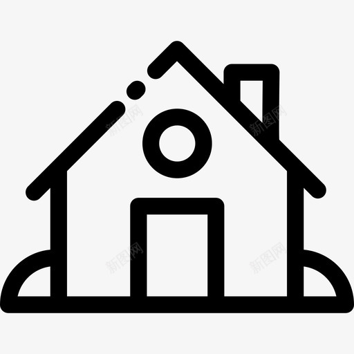 房地产家居用品12线性图标svg_新图网 https://ixintu.com 家居用品12 房地产 线性