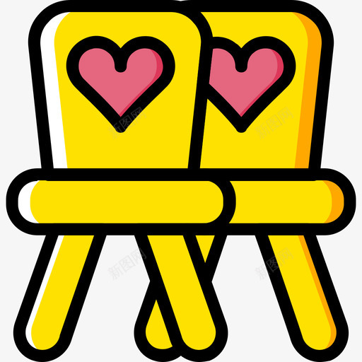 婴儿椅婴儿14黄色图标svg_新图网 https://ixintu.com 婴儿14 婴儿椅 黄色