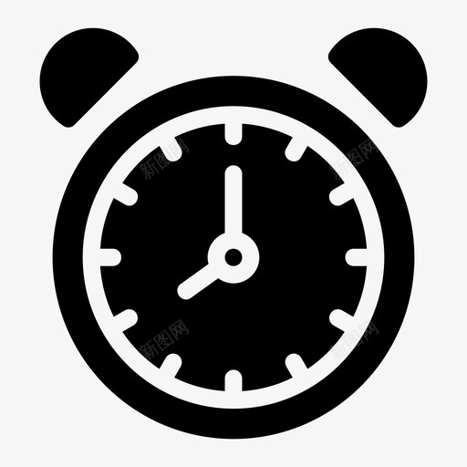 时钟时间挂钟图标svg_新图网 https://ixintu.com 八点钟 手表 挂钟 时钟 时间