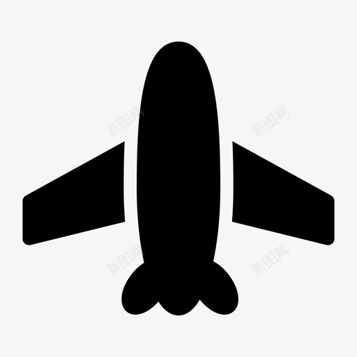 飞机飞行起飞图标svg_新图网 https://ixintu.com 假日标志图标 旅行 起飞 飞机 飞行