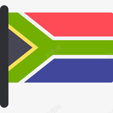 南非国际国旗5桅杆图标图标