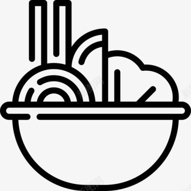 沙拉9号餐厅直系图标图标