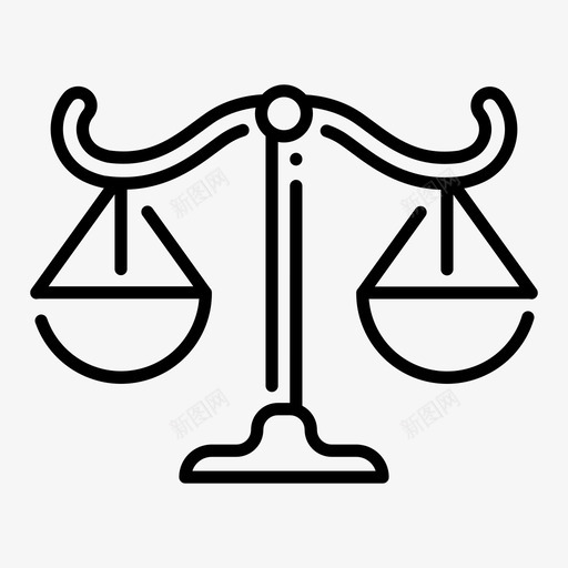正义法律的尺度正义的象征图标svg_新图网 https://ixintu.com 正义 正义的象征 法律的尺度