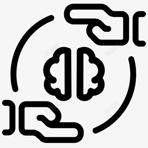 脑价值头脑风暴创造力图标svg_新图网 https://ixintu.com 创业 创造力 头脑风暴 想法 战略 脑价值