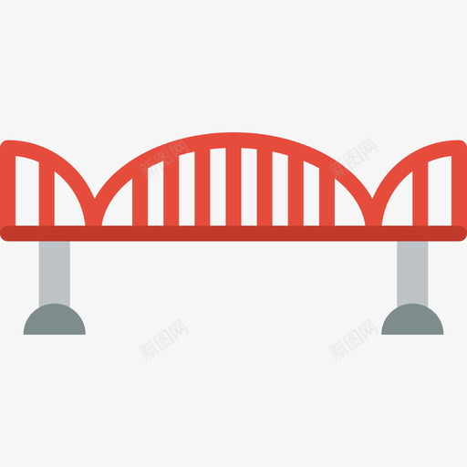 桥城市景观平坦图标svg_新图网 https://ixintu.com 城市景观 平坦 桥