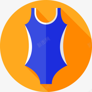 泳装夏季4平底鞋图标图标