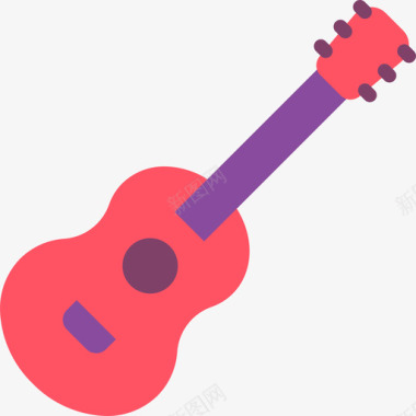 吉他玩具13扁平图标图标