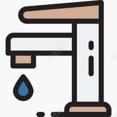 水龙头结构13线型颜色图标图标