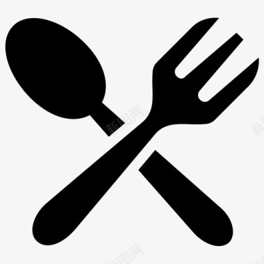 叉刀餐具餐饮图标图标