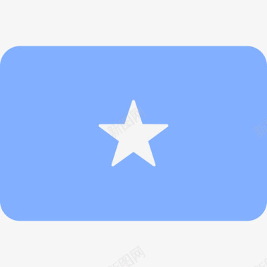 索马里国际国旗6圆形矩形图标图标