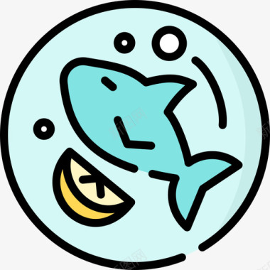 鱼国际食品2原色图标图标