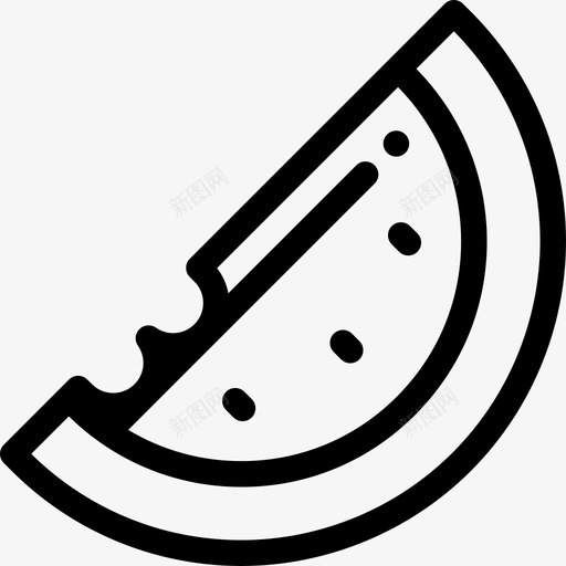 西瓜烧烤派对5直系图标svg_新图网 https://ixintu.com 烧烤派对5 直系 西瓜