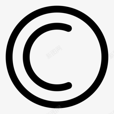版权图标保留权限图标