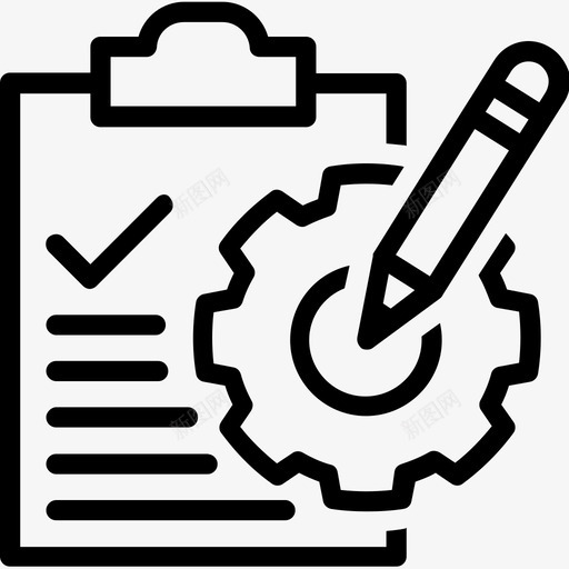 质量管理文件项目图标svg_新图网 https://ixintu.com 文件 质量管理 跟踪 项目