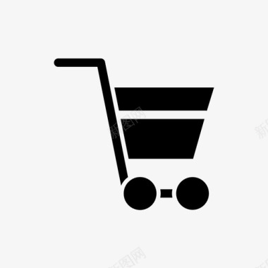 购物车购物袋电子商务图标图标